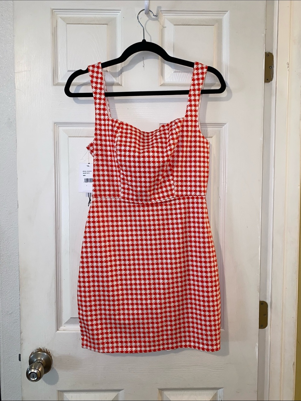 LPA The Label Houndstooth Mini Dress (S)